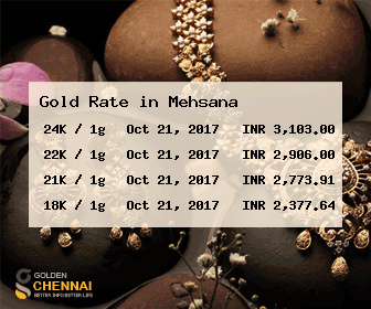 Gold Rate in Mehsana Gold Price in Mehsana Live Mehsana 22K