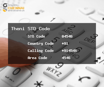 Theni STD Code | STD Code for theni | 04546 STD Code | STD Code of ...